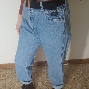 Harley-Davidson Light Wash Mom Jeans